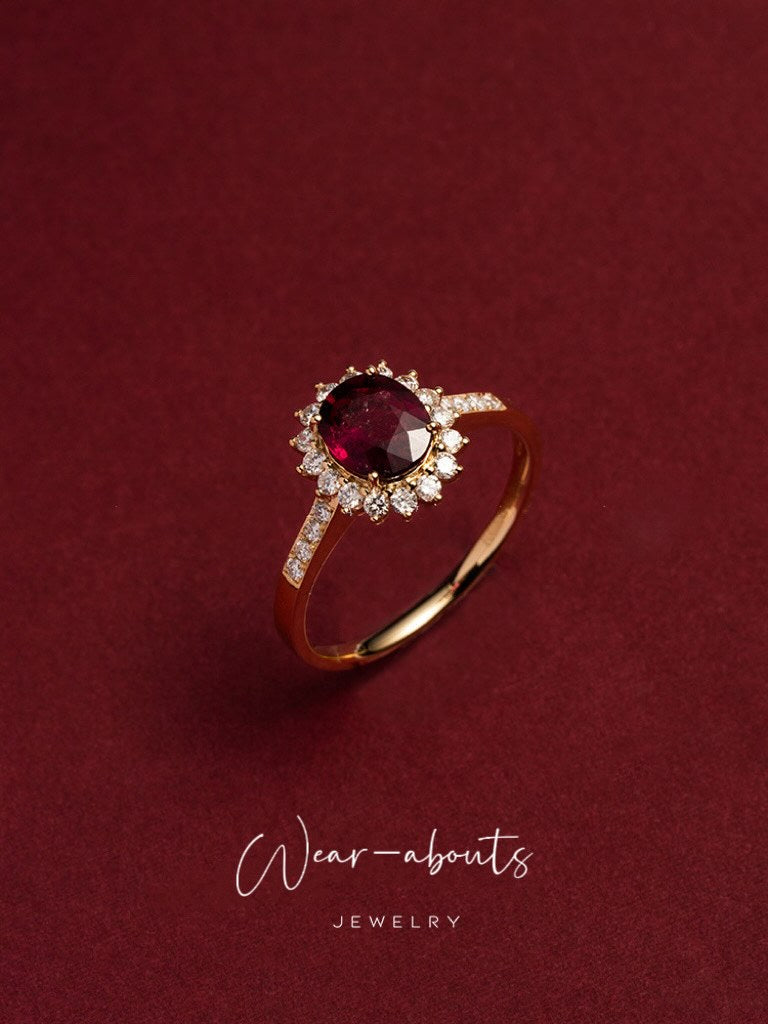 Red Pomegranate Ring
