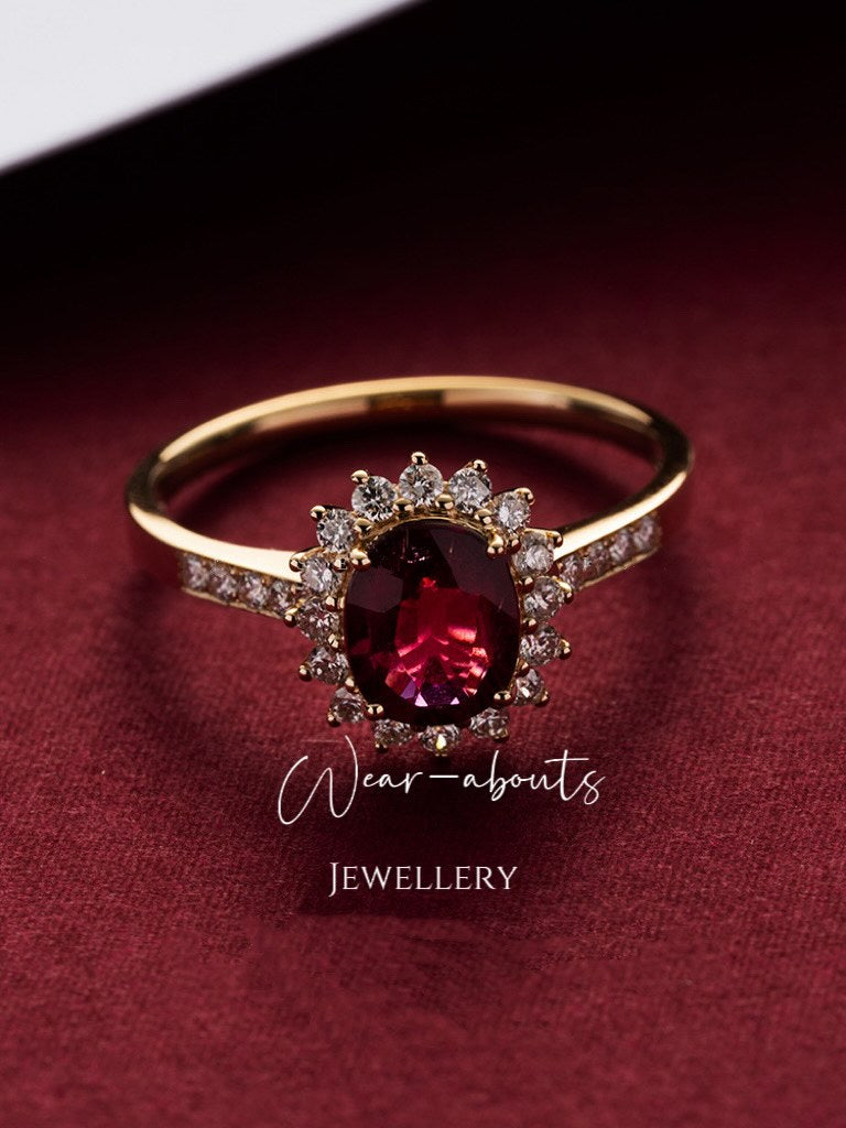 Red Pomegranate Ring