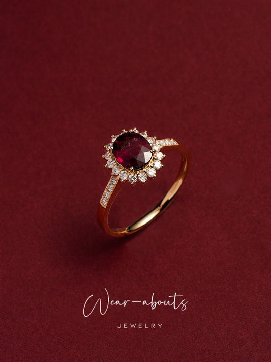 Red Pomegranate Ring